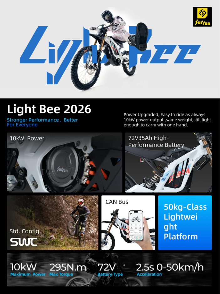 2026 Surron Light Bee X (All Colours)