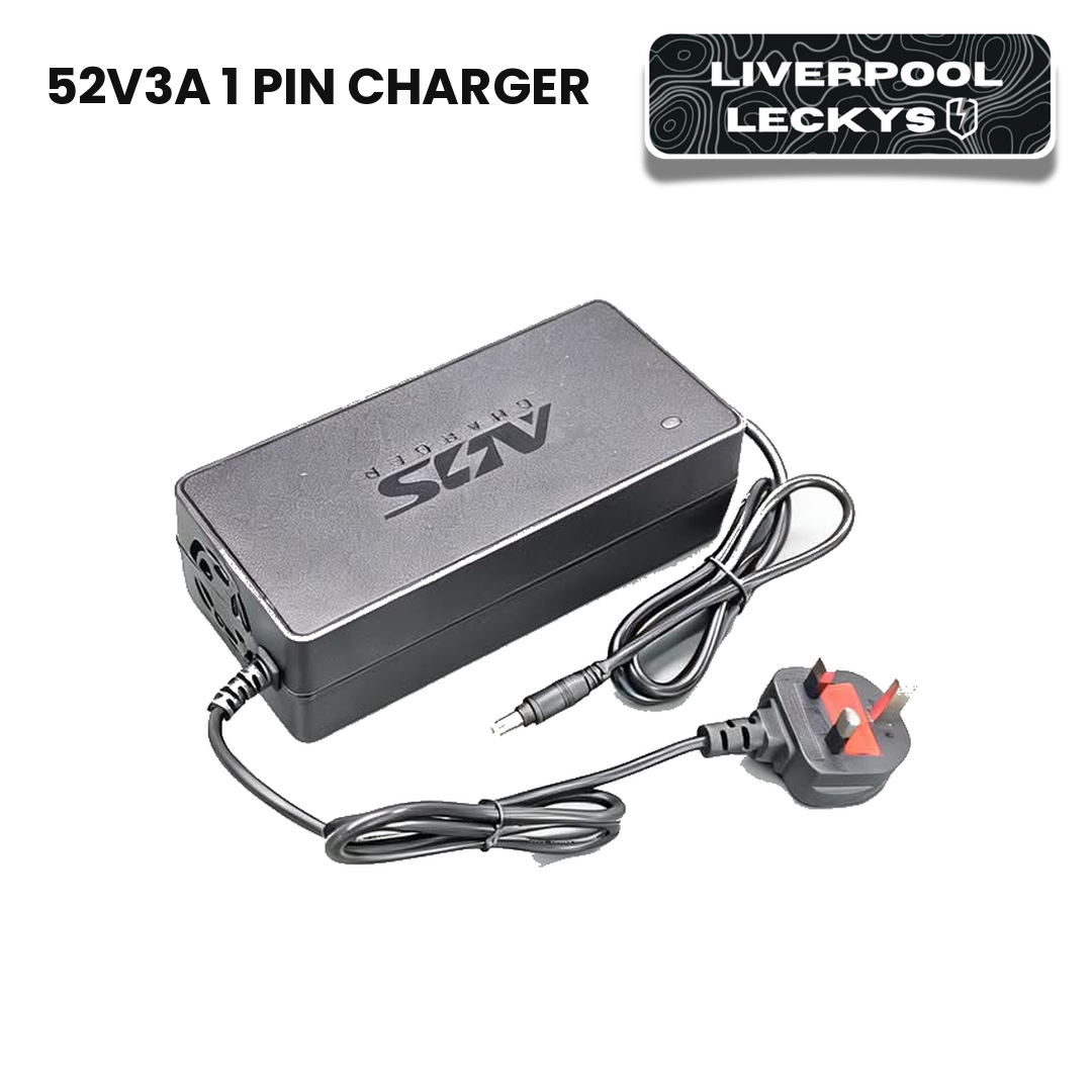 52v 3a DC2.1 1 Pin Ebike Battery Charger