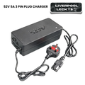 52v 5a C13 3 Pin Plug Ebike Battery Charger