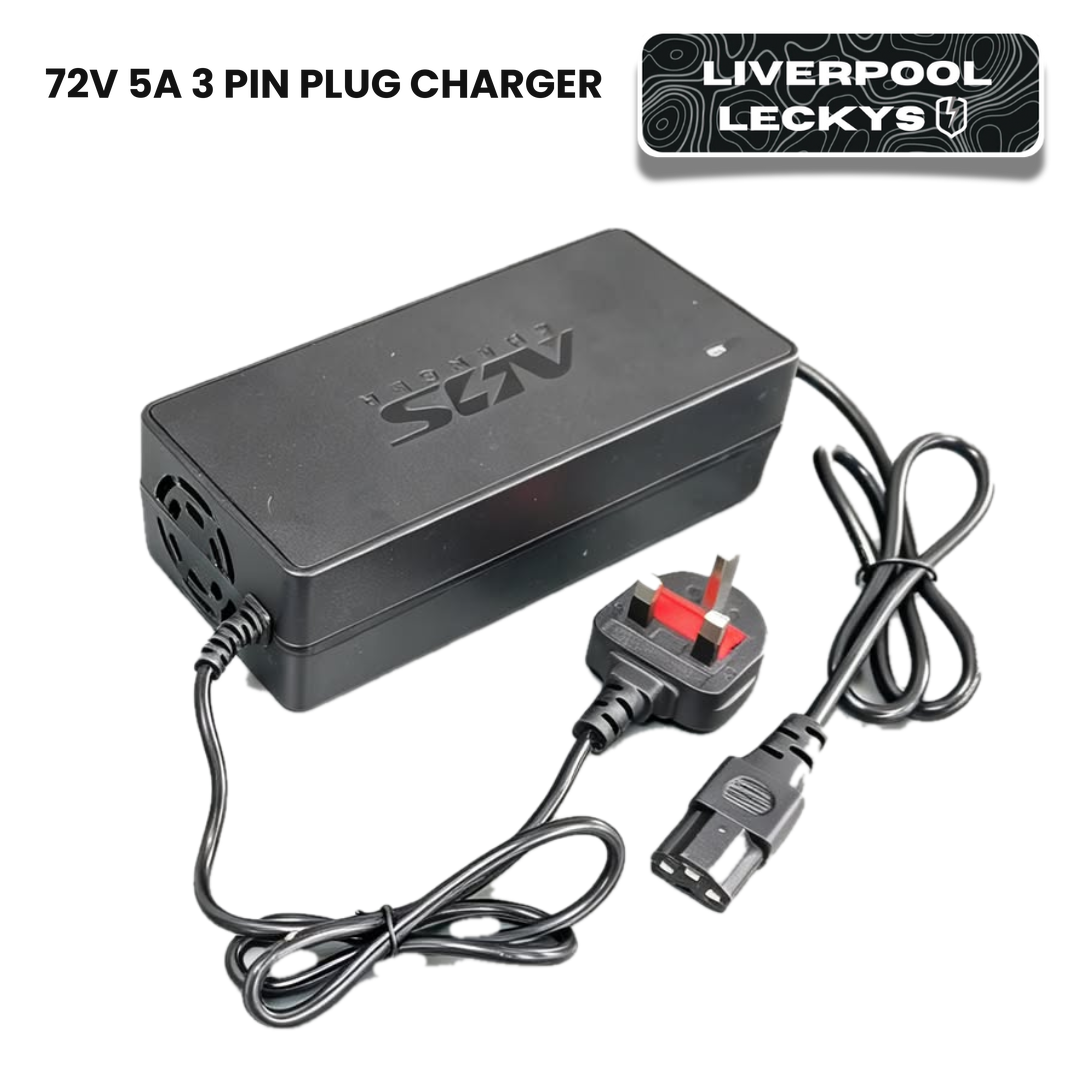 72v 5a C13 3 Pin Plug Ebike Battery Charger