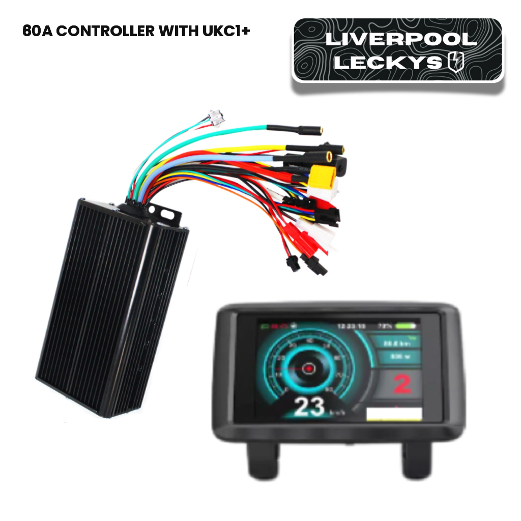 80A Sinewave Ebike Controller With UKC1+ Display