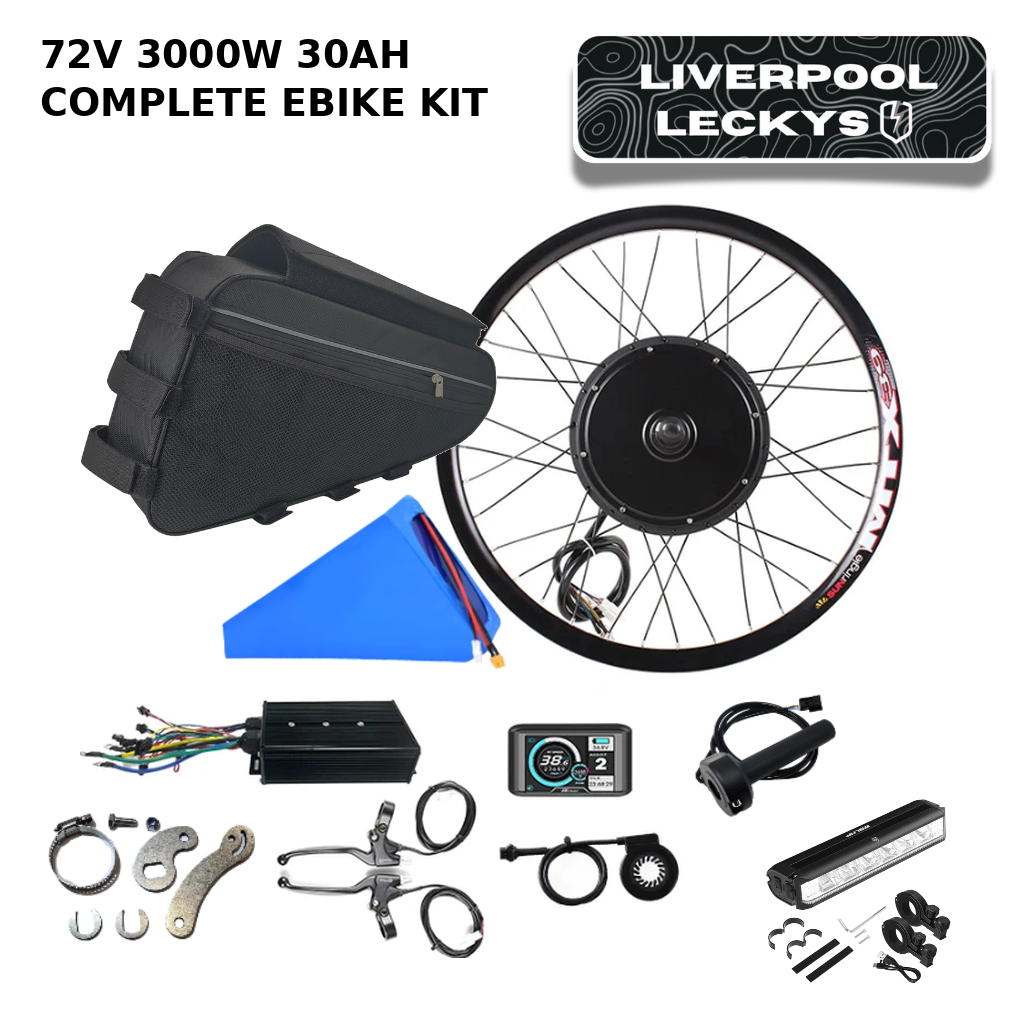72v 3000W 30ah Complete Ebike Kit