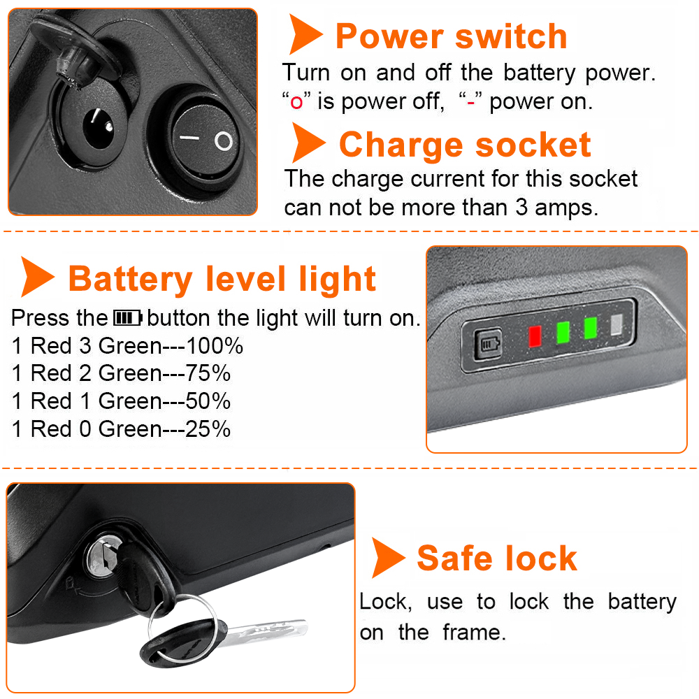 52v 25ah 40a BMS Ebike Polly Battery