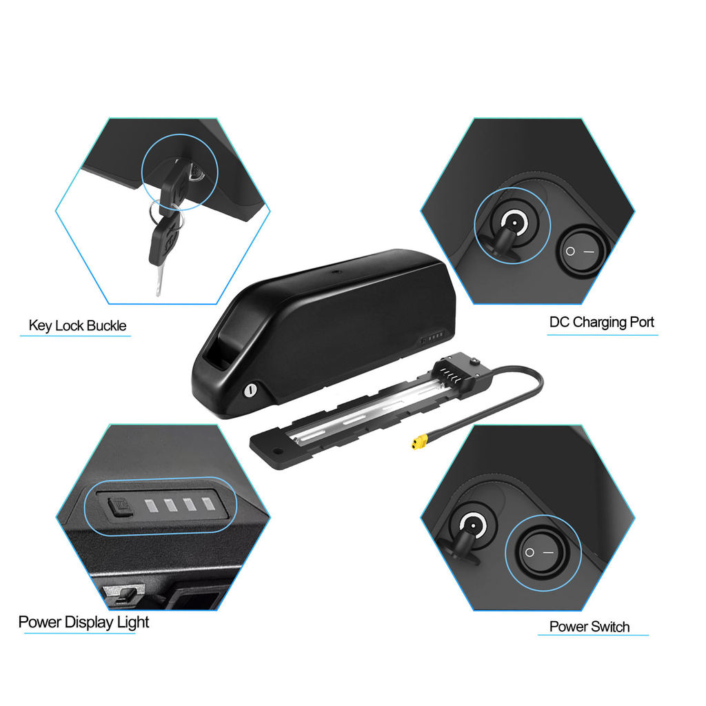 52v 25ah 40a BMS Ebike Polly Battery