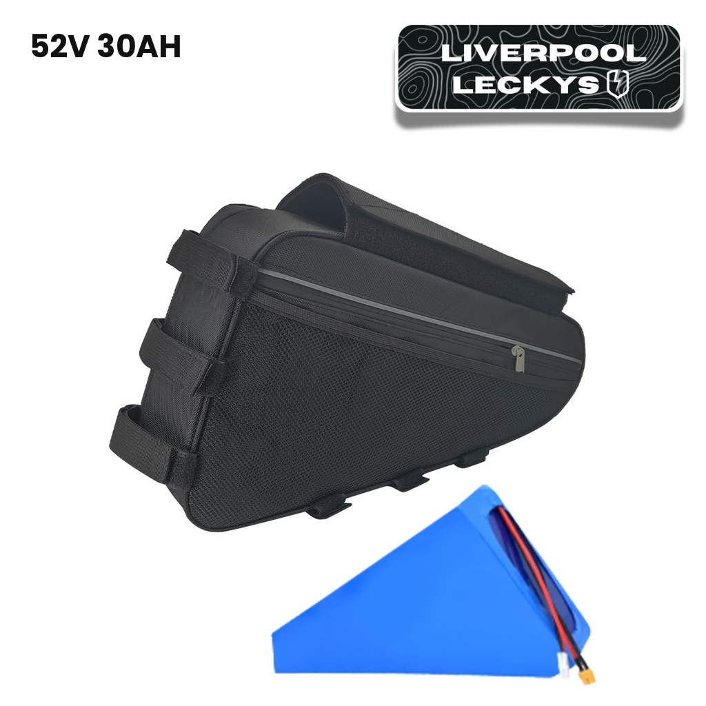 52v 30ah 50a BMS Ebike Triangle Battery